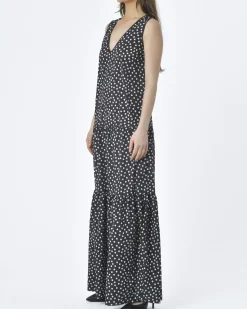 La Piscine Paris Robe e à pois blanc Les Copains*Femme Robes