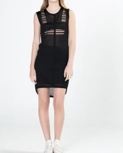 La Piscine Paris Robe e en maille fine ajourée Chacok*Femme Robes