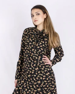 La Piscine Paris Robe e fleurie à col lavallière SVNTY*Femme Robes