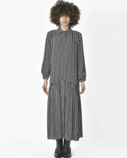 La Piscine Paris Robe e rayures blanches Beatrice B*Femme Robes