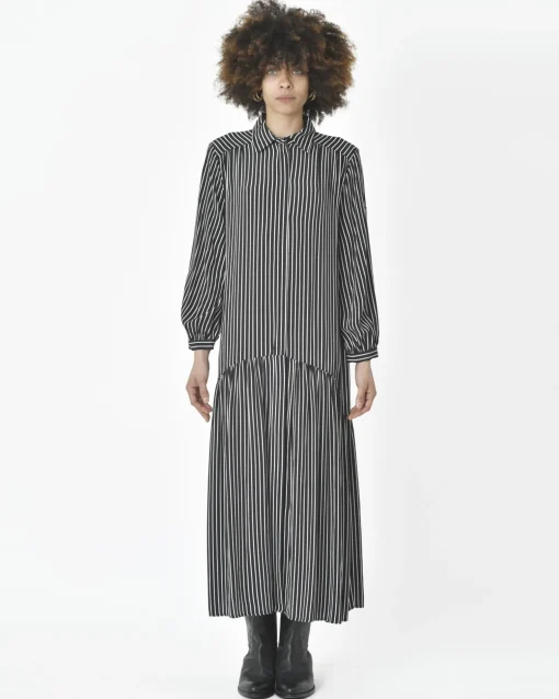 La Piscine Paris Robe e rayures blanches Beatrice B*Femme Robes