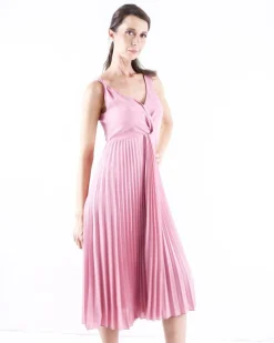 La Piscine Paris Robe plissée en crêpe vieux Vince*Femme Robes