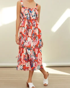 La Piscine Paris Robe plissée rouge Chacok*Femme Robes