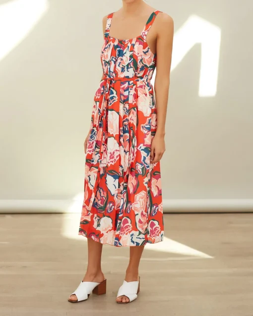 La Piscine Paris Robe plissée rouge Chacok*Femme Robes