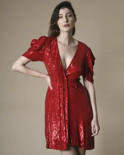 La Piscine Paris Robe portefeuille à sequins s P.A.R.O.S.H*Femme Robes