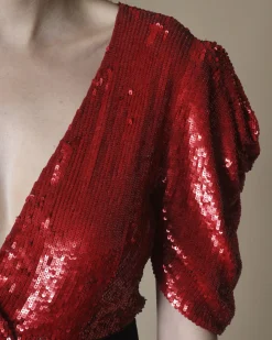 La Piscine Paris Robe portefeuille à sequins s P.A.R.O.S.H*Femme Robes