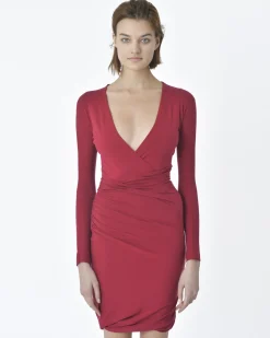 La Piscine Paris Robe bordeaux Carven*Femme Robes
