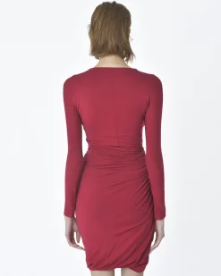 La Piscine Paris Robe bordeaux Carven*Femme Robes