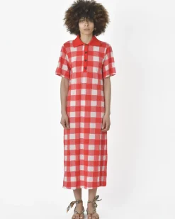 La Piscine Paris Robe à carreaux Tela*Femme Robes