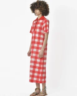 La Piscine Paris Robe à carreaux Tela*Femme Robes