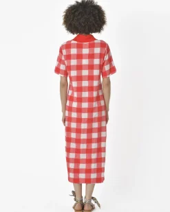 La Piscine Paris Robe à carreaux Tela*Femme Robes