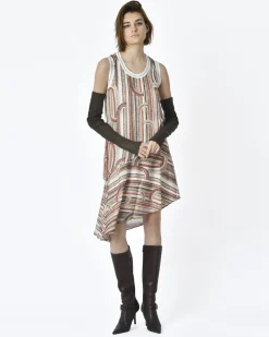 La Piscine Paris Robe sans manches à motif Maison Pere*Femme Robes
