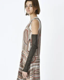 La Piscine Paris Robe sans manches à motif Maison Pere*Femme Robes