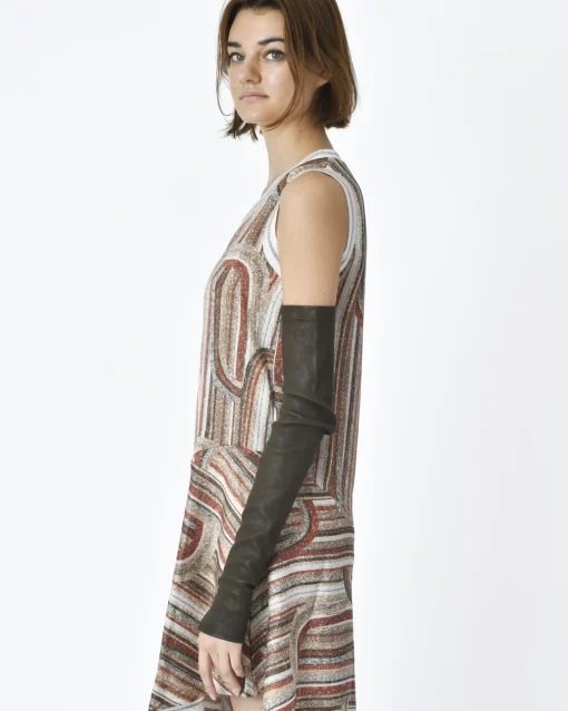 La Piscine Paris Robe sans manches à motif Maison Pere*Femme Robes