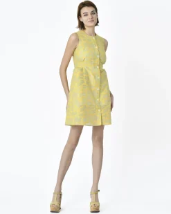 La Piscine Paris Robe sans manches rayé s et vert Avn*Femme Robes