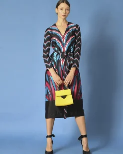 La Piscine Paris Robe satinée à motifs Maesta*Femme Robes