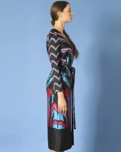La Piscine Paris Robe satinée à motifs Maesta*Femme Robes