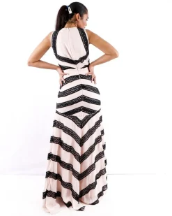 La Piscine Paris Robe sirène en crêpe à galons de dentelle Just Cavalli*Femme Robes