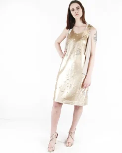 La Piscine Paris Robe tailleur à sequins réversibles beige Maesta*Femme Robes