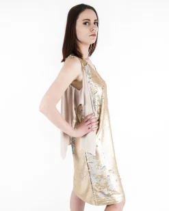 La Piscine Paris Robe tailleur à sequins réversibles beige Maesta*Femme Robes