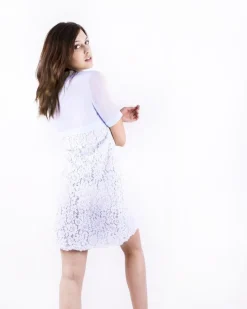 La Piscine Paris Robe tailleur en dentelle et mousseline Edward Achour*Femme Robes