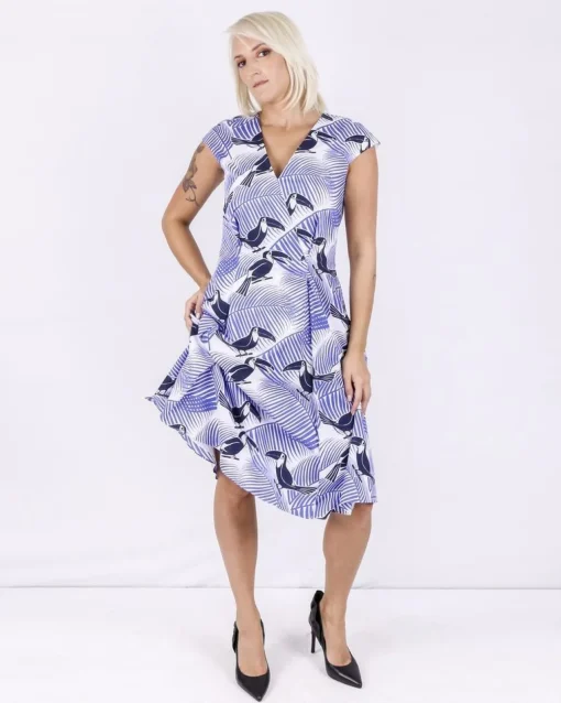 La Piscine Paris Robe trapèze he à imprimé tropical Laurel*Femme Robes