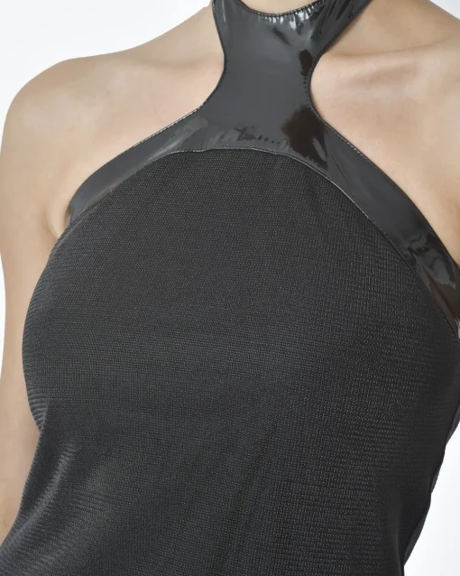 La Piscine Paris Robe vinyle et maille chaine Plein Sud*Femme Robes
