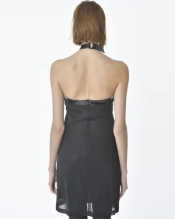 La Piscine Paris Robe vinyle et maille chaine Plein Sud*Femme Robes
