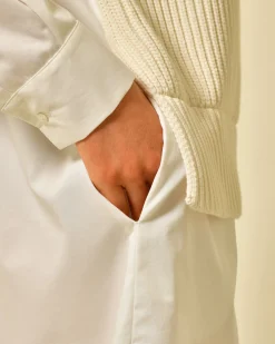 La Piscine Paris Robe-chemise en coton superposée Fabiana Filippi*Femme Robes