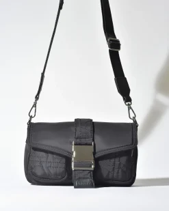 La Piscine Paris Sac à bandoulière en tissu technique à boucle Unclose*Femme Sacs