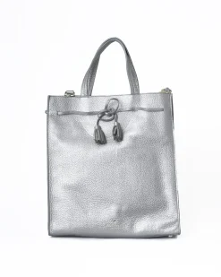 La Piscine Paris Sac à main argenté en cuir Kate Spade*Femme Sacs