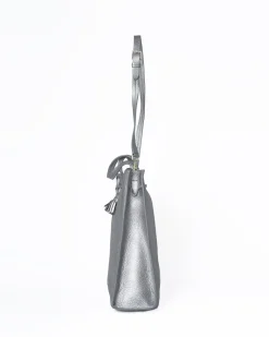 La Piscine Paris Sac à main argenté en cuir Kate Spade*Femme Sacs