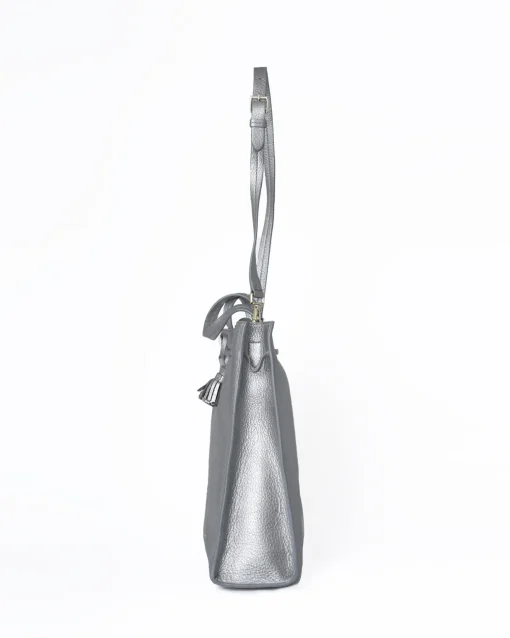 La Piscine Paris Sac à main argenté en cuir Kate Spade*Femme Sacs