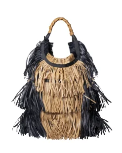 La Piscine Paris Sac à main avec franges et poignées en cuir Anita Bilardi*Femme Sacs