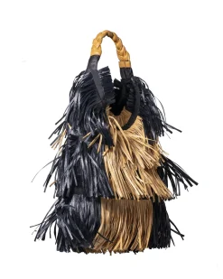 La Piscine Paris Sac à main avec franges et poignées en cuir Anita Bilardi*Femme Sacs