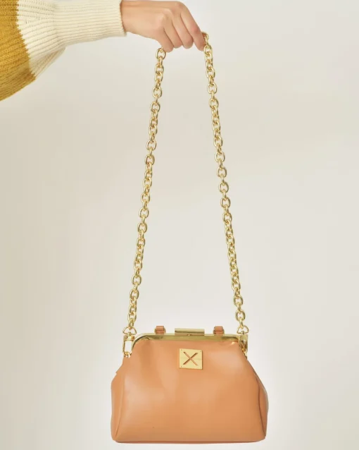 La Piscine Paris Sac à main en cuir à fermoir cliquet Each Other*Femme Sacs
