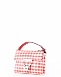 La Piscine Paris Sac à main en cuir bicolore à carreaux Coccinelle*Femme Sacs