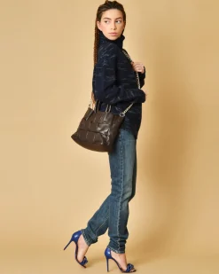 La Piscine Paris Sac à main en cuir lisse Falorni*Femme Sacs