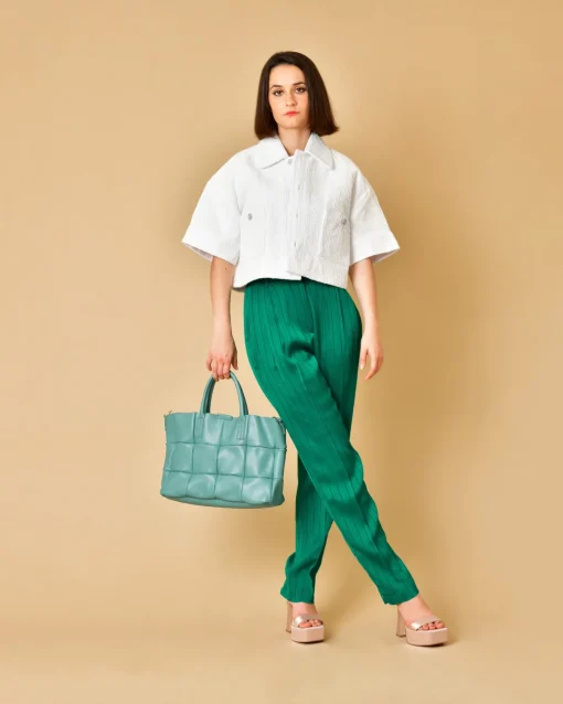 La Piscine Paris Sac à main en cuir matelassé Falorni*Femme Sacs