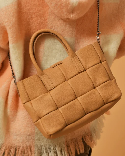 La Piscine Paris Sac à main en cuir texturé matelassé Falorni*Femme Sacs