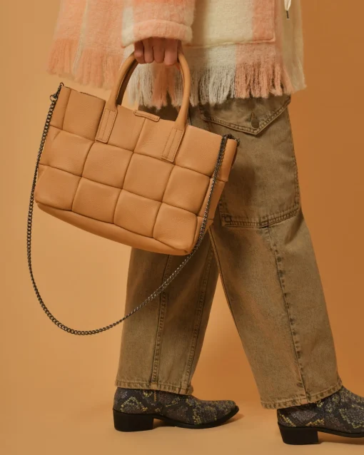 La Piscine Paris Sac à main en cuir texturé matelassé Falorni*Femme Sacs