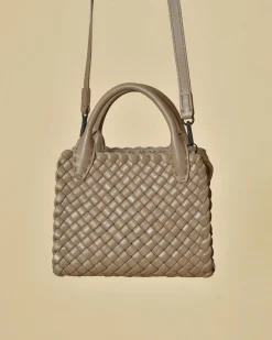 La Piscine Paris Sac à main en cuir tressé Falorni*Femme Sacs