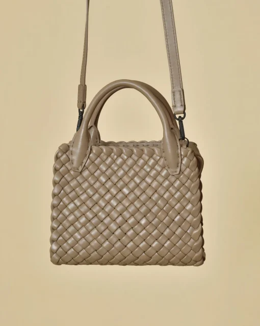 La Piscine Paris Sac à main en cuir tressé Falorni*Femme Sacs