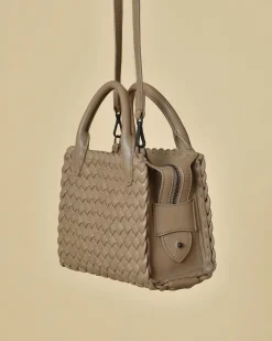 La Piscine Paris Sac à main en cuir tressé Falorni*Femme Sacs