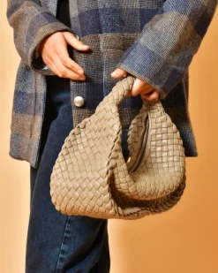 La Piscine Paris Sac à main en cuir tressé Falorni*Femme Sacs