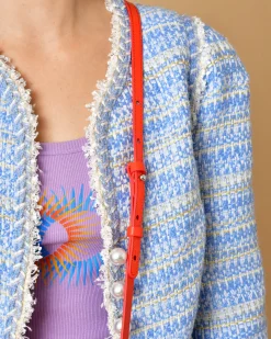 La Piscine Paris Sac à main en raphia et en cuir Tela*Femme Sacs