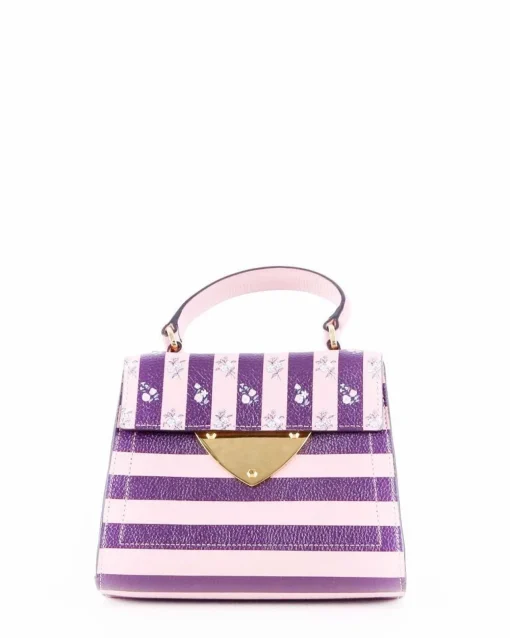 La Piscine Paris Sac à main trapèze bicolore fleuri Coccinelle*Femme Sacs