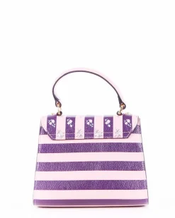 La Piscine Paris Sac à main trapèze bicolore fleuri Coccinelle*Femme Sacs