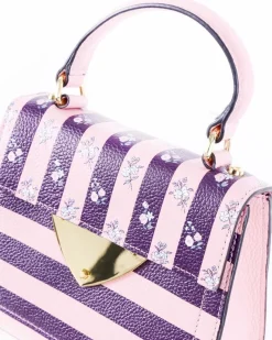La Piscine Paris Sac à main trapèze bicolore fleuri Coccinelle*Femme Sacs