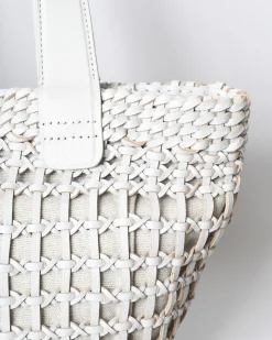 La Piscine Paris Sac à main tressé bi-matière Falorni*Femme Sacs